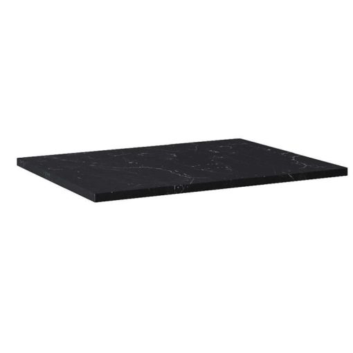 AREZZO design MARQUINA márvány mosdópult (70/49,4) matt fekete,20 mm