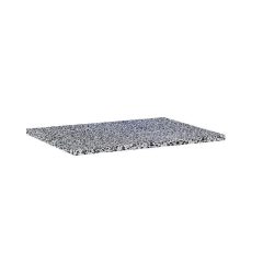   AREZZO design TERRAZZO márvány mosdópult 60/46/2 fekete matt