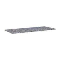  AREZZO design TERRAZZO márvány mosdópult 120/46/2 fekete matt