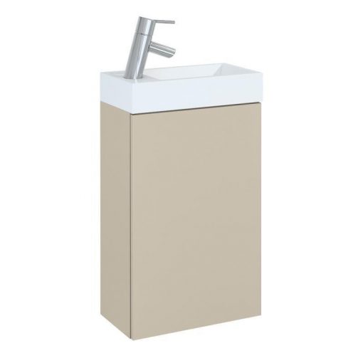 AREZZO design MINI 40 1 ajtós matt beige (alsószekrény + mosdó)