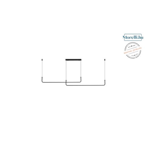 Függeszték Fekete MarioLEDtávirányítósCCT+DIMM AZZARDO 5446