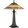 ELSTEAD-QZ-ALCOTT-TL Többszínű Színű Tiffany Asztali Lámpa 2XE27 60W IP20