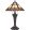 ELSTEAD-QZ-CAMBRIDGE-TL Többszínű Színű Tiffany Asztali Lámpa 2XE27 75W IP20