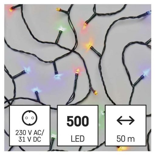 EMOS-ZY0816T KARÁCSONYI LED FÉNYFÜZÉR KÜL-ÉS BELTÉRRE 50M