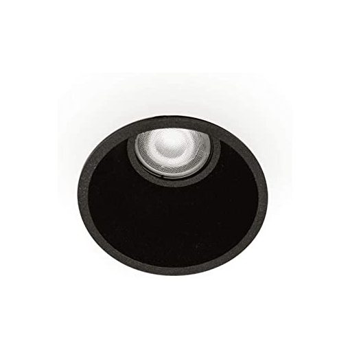 FARO-02200502 FRESH Fekete Színű Fürdőszoba Beépíthető Lámpa 1XGU10 8W IP44