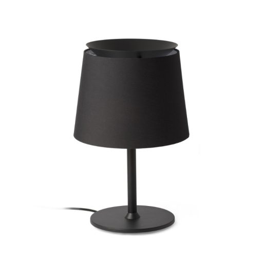 FARO-20305-83 SAVOY Fekete Színű Asztali Lámpa 1XE27 15W IP20