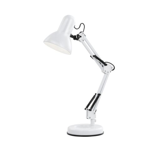 GLOBO-24881 FAMOUS fehér színű íróasztali lámpa 1xE27 40W ↔400mm ↕590mm