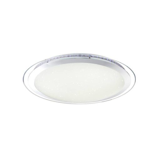 GLOBO-48365-60 NICOLE fehér mennyezet lámpa 1xLED 60W 280-3300lm 3000-4500-6000K 36xRGB LED 0,06W ↕100mm Ø550mm