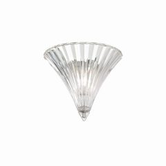   IDEAL-LUX-13060 SANTA Átettsző Színű Fali Lámpa 1XE14 40W IP20