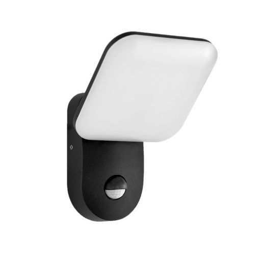 Kültéri Fali Lámpa Fekete Nammi 3K D-sensor ITALUX-OWL-6206-S-3K