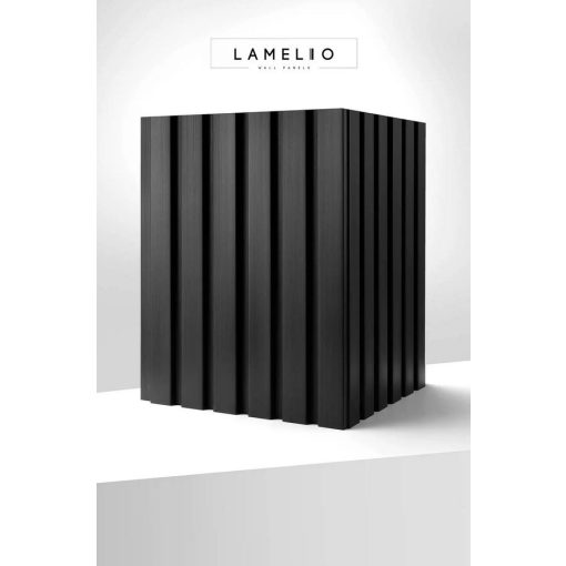 LAMELIO OLMO FEKETE Színű Lamella Falpanel