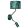 MILAGRO-MLP7573 ZIGGY Zöld Színű  Fali Lámpa 1XE27+GU10 60W IP20
