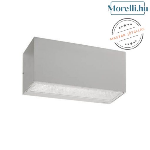 NORLYS-1720AL ASKER Alumínium Színű Kültéri Fali Lámpa 2XLED 8,5W IP65