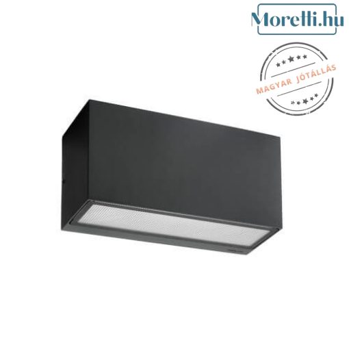 NORLYS 1720GR ASKER Grafit Színű Kültéri Fali Lámpa 2XLED 8,5W IP65