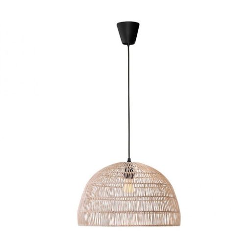 NOVA LUCE 9586446 MELODY Rattan Színű Függeszték 1XE27 12W IP20