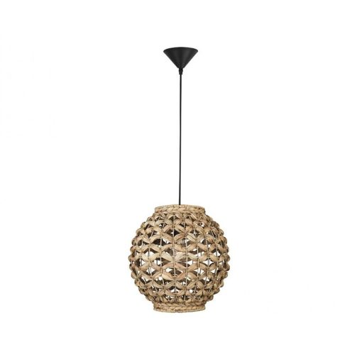 NOVA LUCE 9858720 GRIFFIN Rattan Színű Függeszték 1XE27 12W IP20