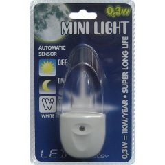   PREZENT-1610 MINI LIGHT éjszakai fény hideg fehér színű fénnyel 03W/LED