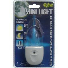   PREZENT-1611 MINI LIGHT éjszakai fény kék színű fénnyel 03W/LED