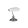 RABALUX-4037 Bank szatén króm színű bank lámpa fehér üveg búrával 1XE27 60w