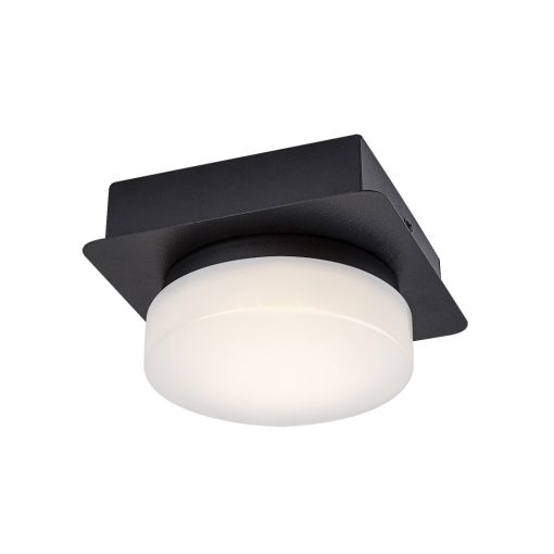 RABALUX-75001 ATTICHUS Matt Fekete Színű Fürdőszobai Mennyezeti Lámpa LED 5W IP44