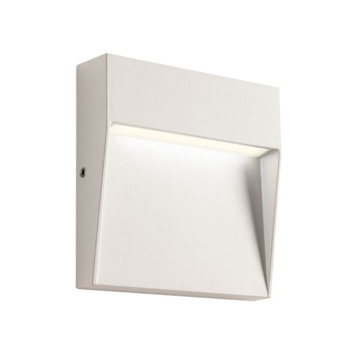 REDO-90474 LANDER Matt Fehér Színű Kültéri fali lámpa LED 3W IP54