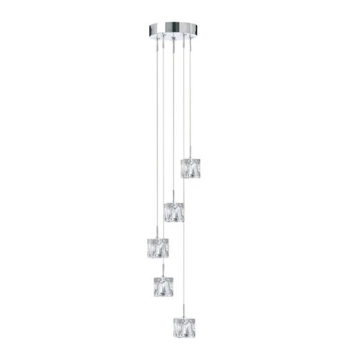 SEARCHLIGHT 6775-5-LED ICE CUBE Króm Színű Függeszték 5LED 5W IP20