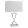 SEARCHLIGHT-EU7923CC CLUB Króm Színű Asztali Lámpa 1XE14 60W IP20