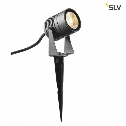 SLV-1002201 LED SPIKE Fém Színű Kültéri Növényvilágító Lámpa XGU10 6W IP65
