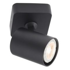   SMARTER-04-468 CAMEO fekete fali spot lámpa 1Xgu10 35W ip20 Ø60mm ↕96mm ↔107mm   