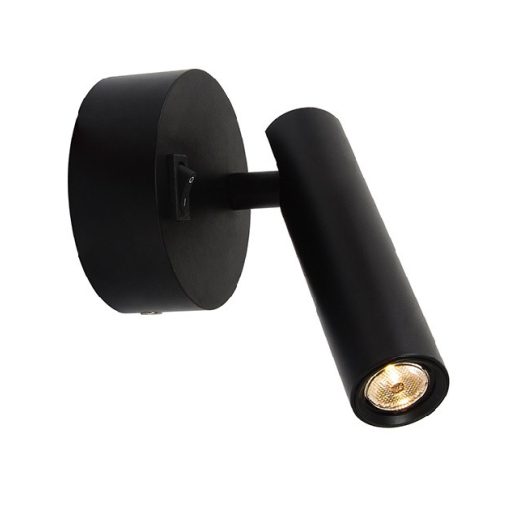 ZAMBELIS-H48-B Fekete Színű Fali Lámpa LED 3W IP20