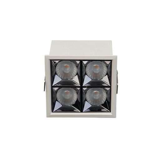 ZAMBELIS-S102  Fehér Színű Beépíthető Mennyezeti Lámpa LED 12W IP20